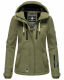 Marikoo Kleinezicke Damen Softshell Jacke Olive-Gr.3XL