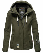 Marikoo Kleinezicke Damen Softshell Jacke Grün-Gr.XL