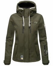 Marikoo Kleinezicke Damen Softshell Jacke Grün-Gr.XL