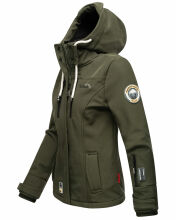 Marikoo Kleinezicke Damen Softshell Jacke Grün-Gr.XL