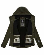 Marikoo Kleinezicke Damen Softshell Jacke Grün-Gr.XL