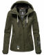 Marikoo Kleinezicke Damen Softshell Jacke Grün-Gr.XL