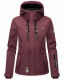 Marikoo Kleinezicke Damen Softshell Jacke Weinrot-Gr.S