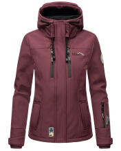 Marikoo Kleinezicke Damen Softshell Jacke Weinrot-Gr.3XL