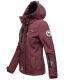 Marikoo Kleinezicke Damen Softshell Jacke Weinrot-Gr.3XL