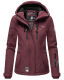 Marikoo Kleinezicke Damen Softshell Jacke Weinrot-Gr.3XL