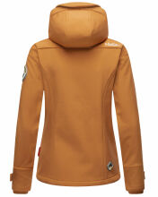 Marikoo Kleinezicke Damen Softshell Jacke Karamel-Gr.M