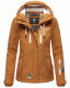 Marikoo Kleinezicke Damen Softshell Jacke Karamel-Gr.M