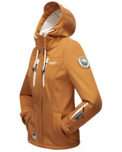 Marikoo Kleinezicke Damen Softshell Jacke Karamel-Gr.3XL