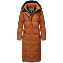 Navahoo Isalie Damen lange Winterjacke gesteppt Cinnamon Größe XL - Gr. 42