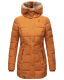 Marikoo warme Damen Steppmantel Winterjacke mit Kapuze Cinnamon Größe XXL - Gr. 44