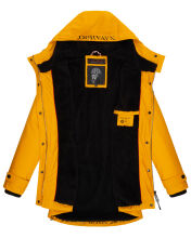 Navahoo Lindraa Damen Regenjacke Amber Yellow Größe S - Gr. 36