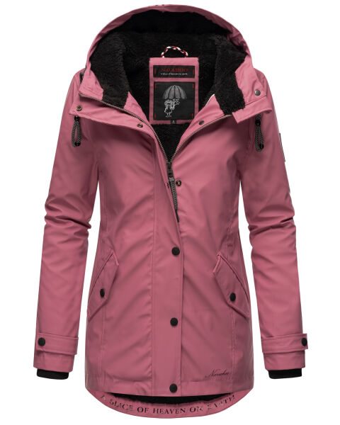 Navahoo Lindraa Damen Regenjacke Dark Rose Größe XS - Gr. 34