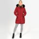 Navahoo Lotusblüte Princess Damen lange Winter Steppjacke Blood Red Größe XS - Gr. 34