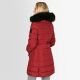 Navahoo Lotusblüte Princess Damen lange Winter Steppjacke Blood Red Größe M - Gr. 38