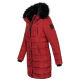 Navahoo Lotusblüte Princess Damen lange Winter Steppjacke Blood Red Größe M - Gr. 38