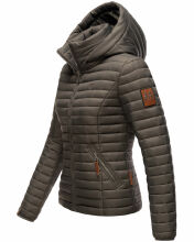 Marikoo Löwenbaby Damen Steppjacke Anthrazit Größe S - Gr. 36