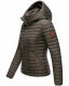 Marikoo Löwenbaby Damen Steppjacke Anthrazit Größe S - Gr. 36
