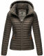 Marikoo Löwenbaby Damen Steppjacke Anthrazit Größe M - Gr. 38