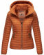 Marikoo Löwenbaby Damen Steppjacke Cinnamon Größe S - Gr. 36