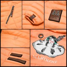 Marikoo Löwenbaby Damen Steppjacke Cinnamon Größe M - Gr. 38