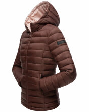 Marikoo Lucy Damen gesteppte Übergangsjacke Schoko Größe XS - Gr. 34