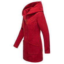 Marikoo Maikoo Damen Trenchcoat Wintermantel Blood Red Größe S - Gr. 36