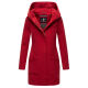 Marikoo Maikoo Damen Trenchcoat Wintermantel Blood Red Größe S - Gr. 36