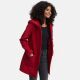 Marikoo Maikoo Damen Trenchcoat Wintermantel Blood Red Größe L - Gr. 40
