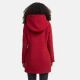 Marikoo Maikoo Damen Trenchcoat Wintermantel Blood Red Größe L - Gr. 40