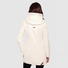 Marikoo Mayleen Damen Softshell Regenjacke mit Kapuze Offwhite Größe L - Gr. 40