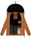 Navahoo Milianaa Winter Jacke Stepp Kurzjacke gefüttert Kapuze Kunstfell Cinnamon Größe S - Gr. 36