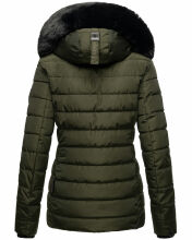 Navahoo Milianaa winter jacket quilted jacket lined hood faux fur  Größe XS - Gr. 34