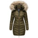 Navahoo Nimalaa Damen Winter Steppjacke Olive Größe S - Gr. 36