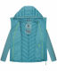 Navahoo Nimm mich mit Damen Fleece Hybrid Jacke Trekking Wanderjacke Misty-Blue-Gr.M