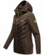 Navahoo Nimm mich mit Womens Fleece Hybrid Jacket Trekking Dark-Choco-Gr.M