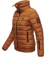 Marikoo Poison Damen Steppjacke Stehkragen Cinnamon Größe XL - Gr. 42