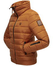 Marikoo Poison Damen Steppjacke Stehkragen Cinnamon Größe XL - Gr. 42