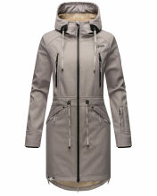Marikoo Racquellee Damen Softshell Jacke Zink-Grau-Gr.L