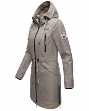 Marikoo Racquellee Damen Softshell Jacke Zink-Grau-Gr.L