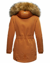 Marikoo Sanakoo Damen Winterjacke mit Teddyfell Cinnamon Größe XS - Gr. 34