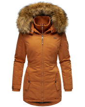 Marikoo Sanakoo ladies winter parka jacket with fur collar  Größe L - Gr. 40