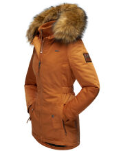 Marikoo Sanakoo ladies winter parka jacket with fur collar  Größe L - Gr. 40