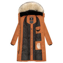 Marikoo Schneesternchen ladies long winter hooded quilted jacket  Größe XL - Gr. 42