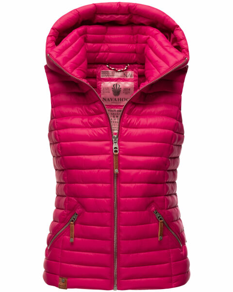 Navahoo Shadaa leichte Damen Stepp Weste Fuchsia Größe XS - Gr. 34