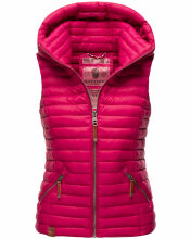 Navahoo Shadaa leichte Damen Stepp Weste Fuchsia...