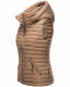 Navahoo Shadaa leichte Damen Stepp Weste Taupe Grau Größe XS - Gr. 34