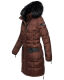 Navahoo Sinja Damen Winter Parka Jacke mit Kapuze Schoko Größe XXL - Gr. 44