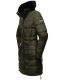 Navahoo Sinja Damen Winter Parka Jacke mit Kapuze Olive Größe  S - Gr. 36