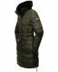 Navahoo Sinja Damen Winter Parka Jacke mit Kapuze Olive Größe  M - Gr. 38